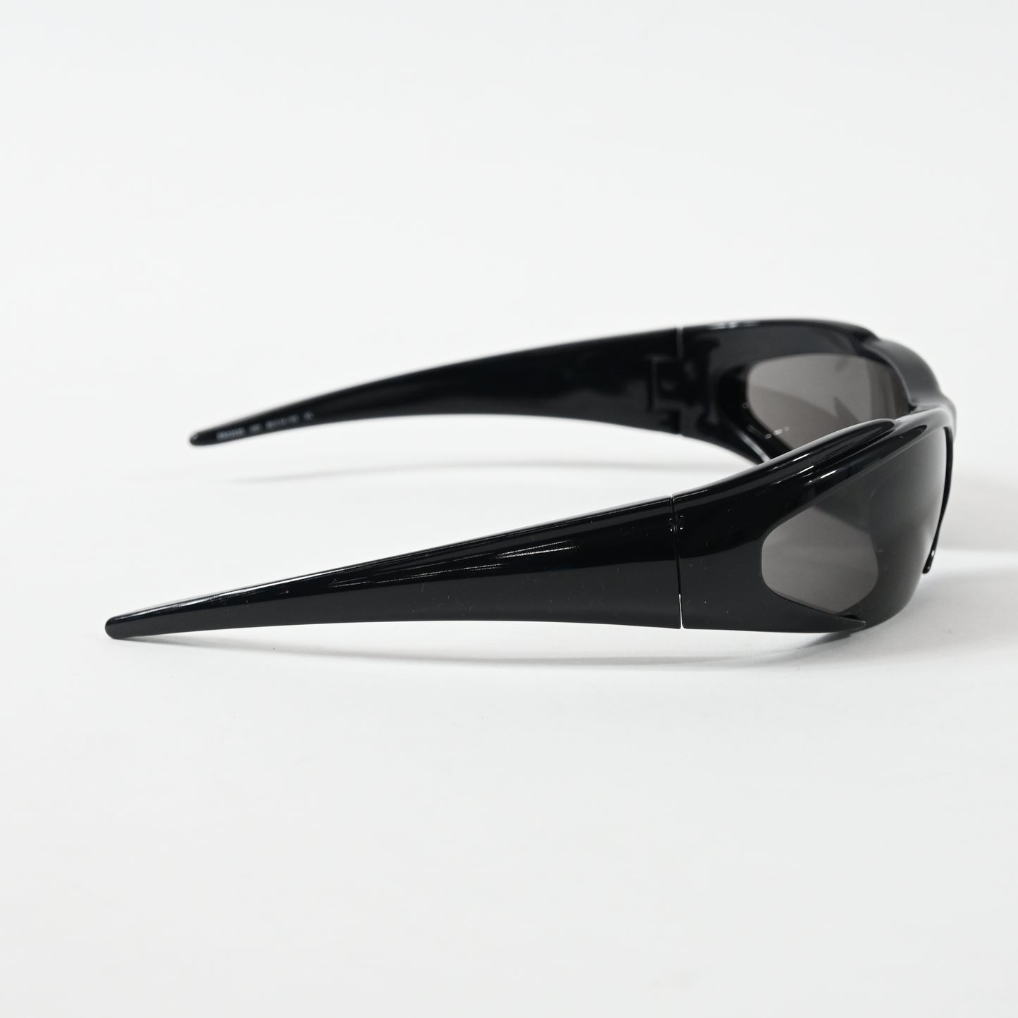 Balenciaga BB0253S 001 Unisex Authentic Sunglasses Black/Gray, 80mm - New