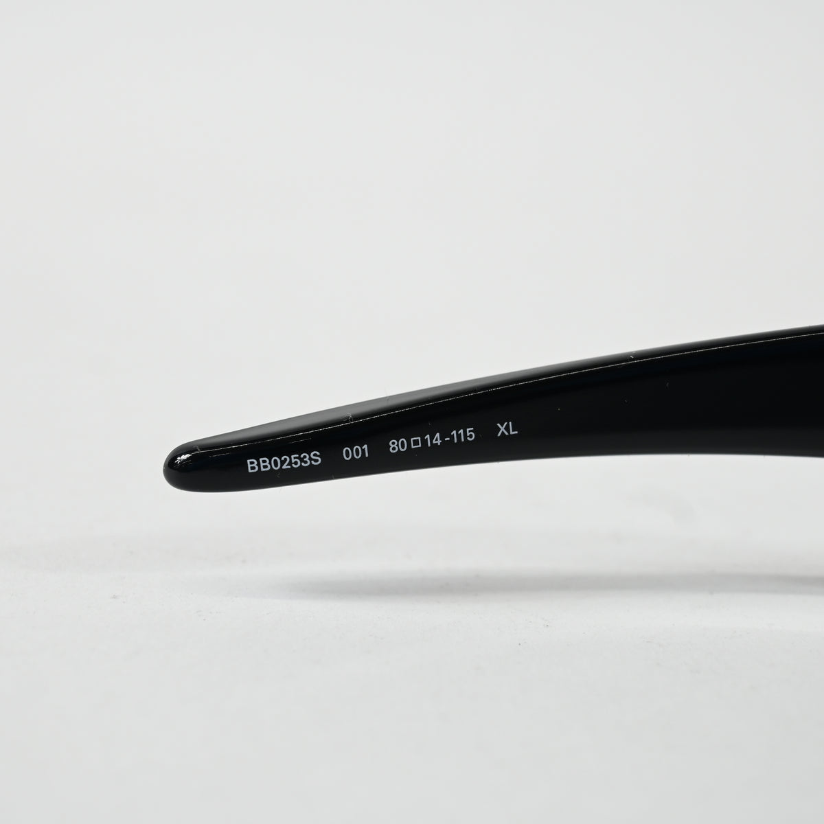 Balenciaga BB0253S 001 Unisex Authentic Sunglasses Black/Gray, 80mm - New
