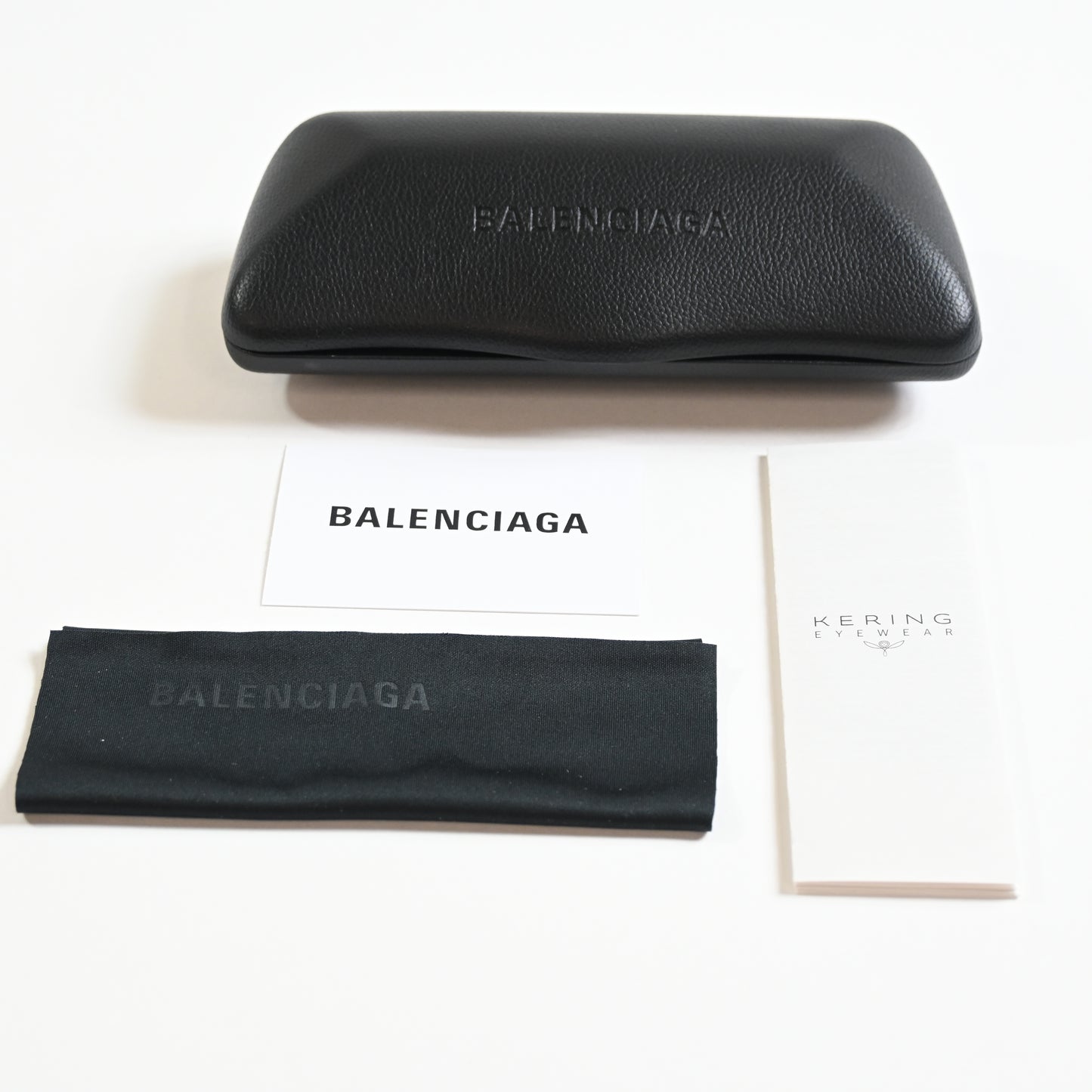 Balenciaga BB0239O 002 Unisex Authentic Eyeglasses Havana/Silver, 50mm - New