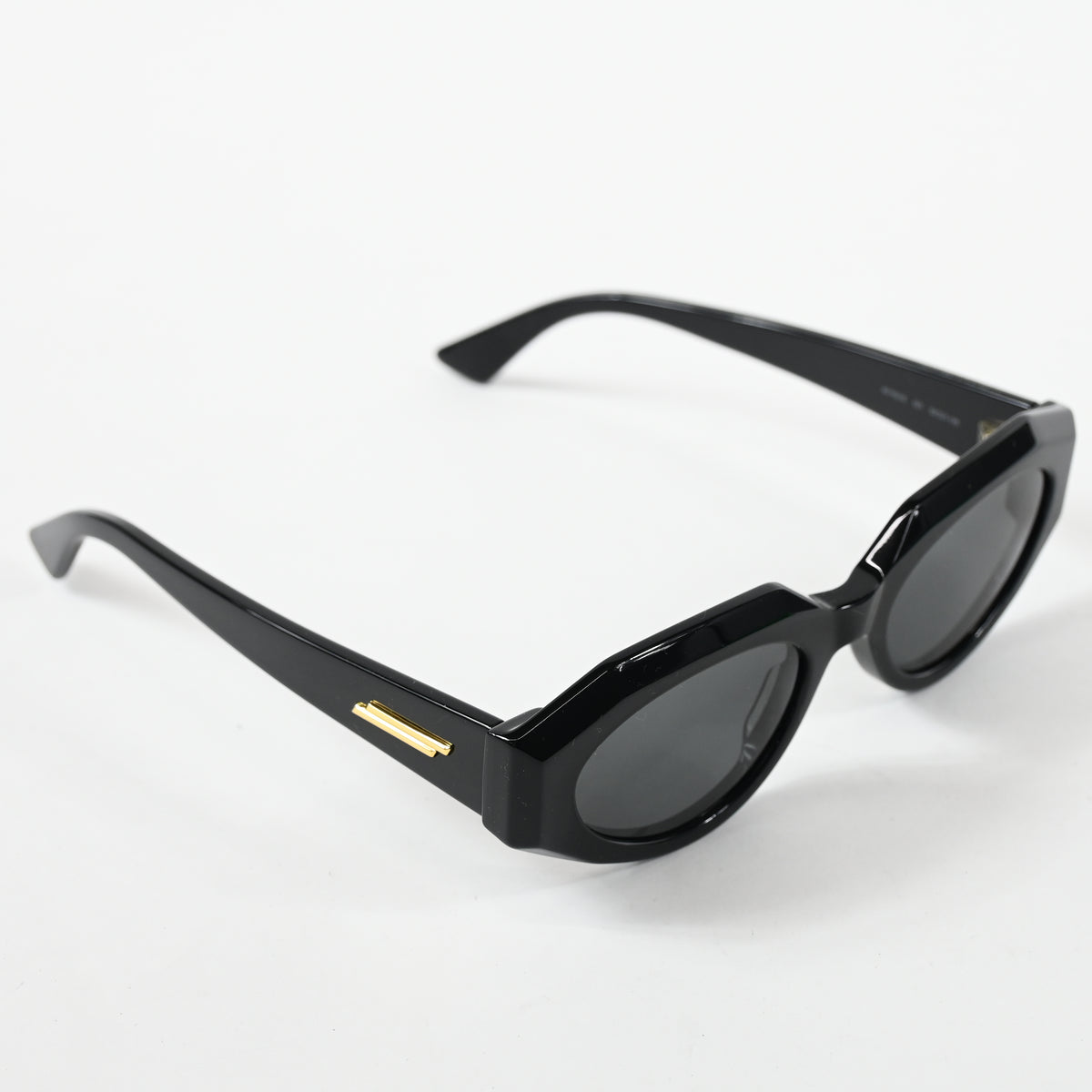 Bottega BV1031S 001 Womens Authentic Sunglasses Black/Gold, 52mm - New