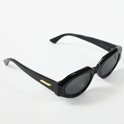 Bottega BV1031S 001 Womens Authentic Sunglasses Black/Gold, 52mm - New