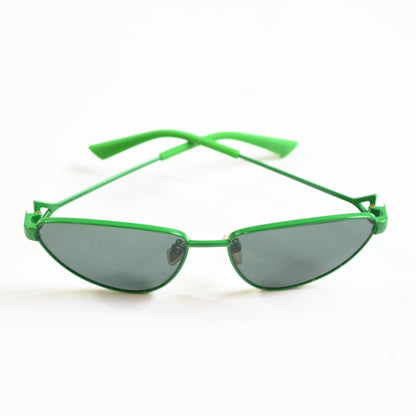 Bottega BV1186S 004 Womens Authentic Sunglasses Lime/Black, 59mm - New