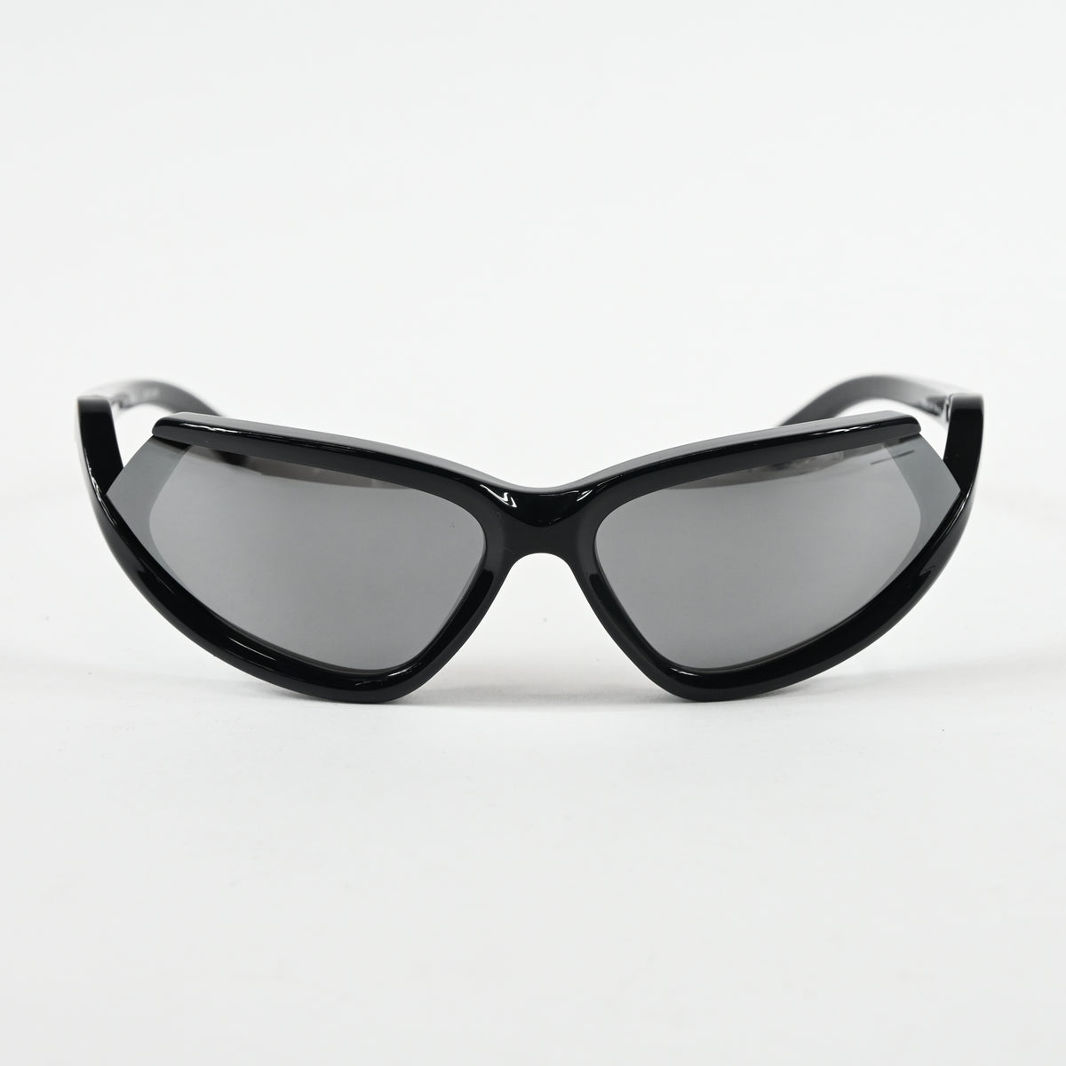 Balenciaga BB0289S 001 Unisex Authentic Sunglasses Black/Silver, 71mm - New