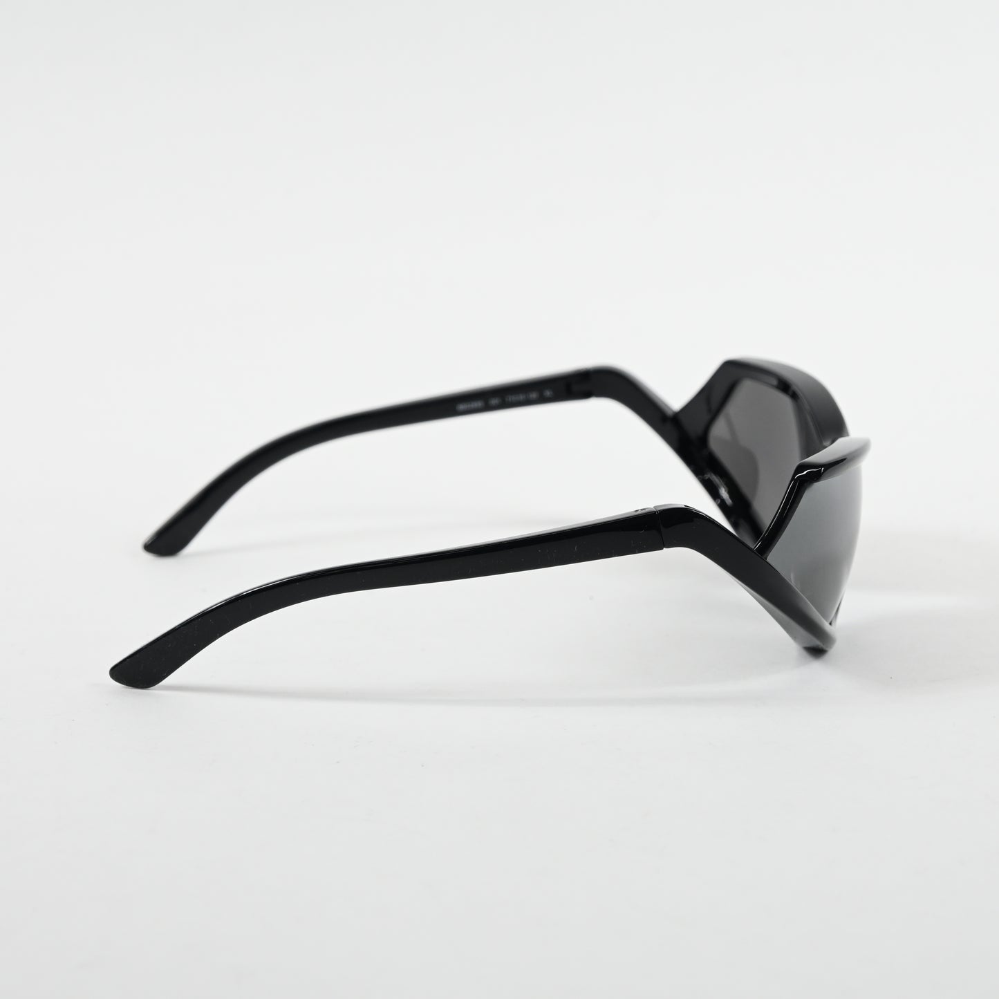 Balenciaga BB0289S 001 Unisex Authentic Sunglasses Black/Silver, 71mm - New