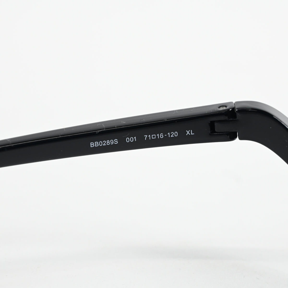 Balenciaga BB0289S 001 Unisex Authentic Sunglasses Black/Silver, 71mm - New