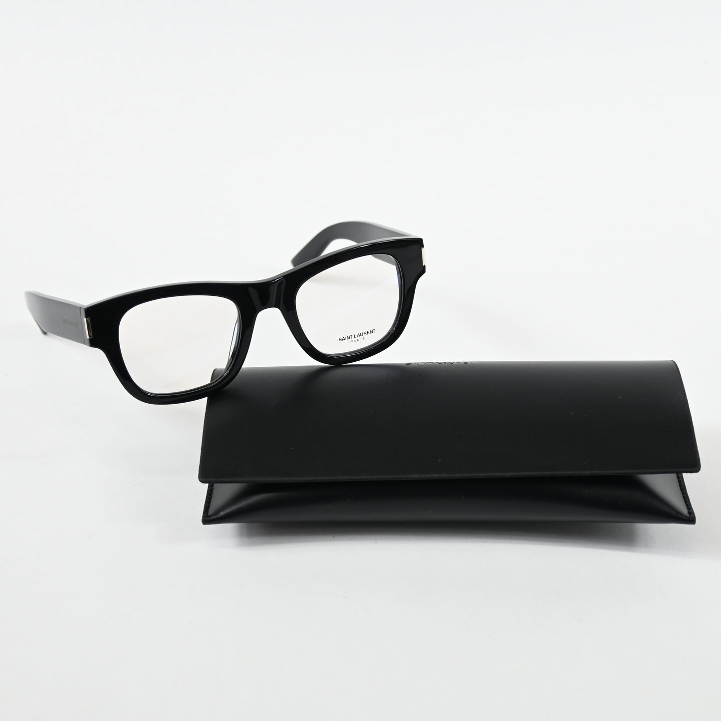 Yves Saint Laurent SL-698O 002 Unisex Authentic Eyeglasses Black, 50mm - New