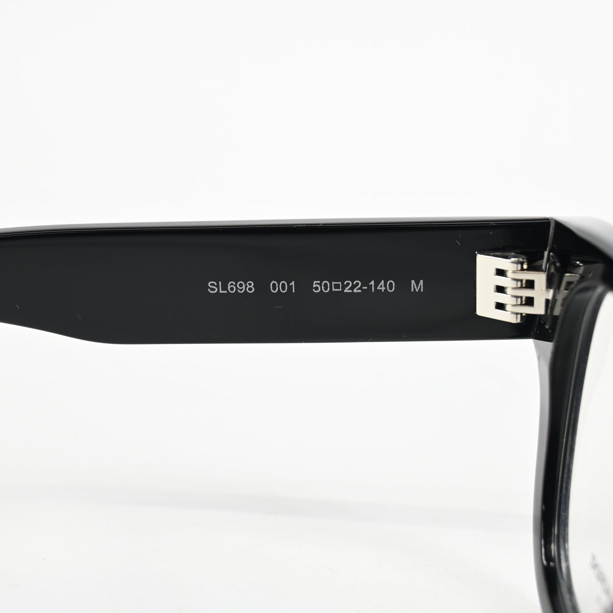 Yves Saint Laurent SL-698O 002 Unisex Authentic Eyeglasses Black, 50mm - New