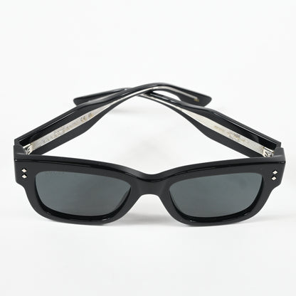 Gucci GG1217S 001 Mens Authentic Sunglasses Black/Gray, 53mm - New