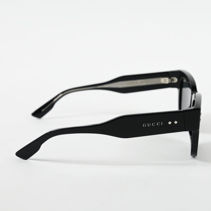 Gucci GG1217S 001 Mens Authentic Sunglasses Black/Gray, 53mm - New