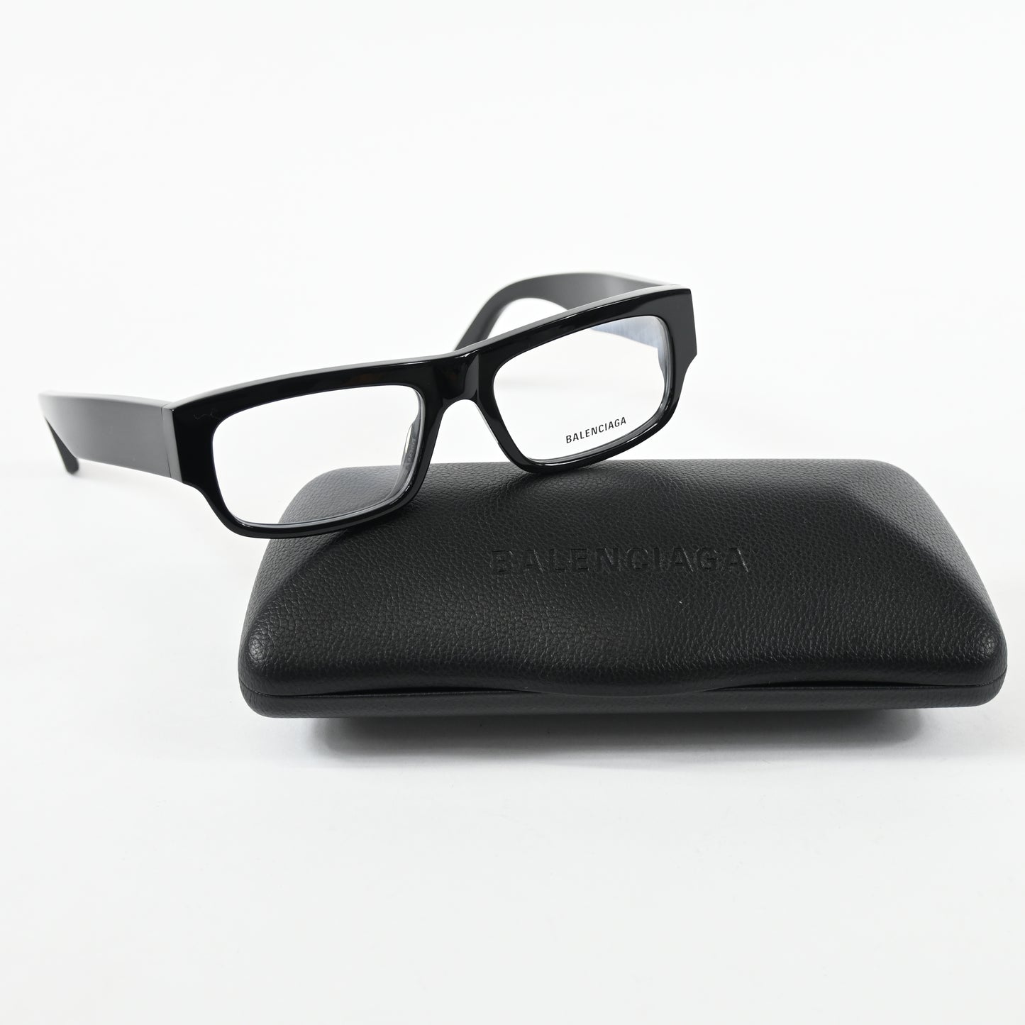 Balenciaga BB0304O 001 Mens Authentic Eyeglasses Black, 53mm - New