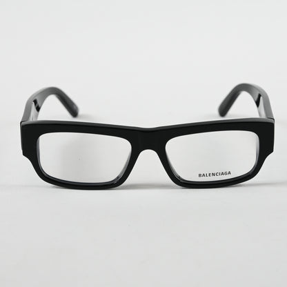 Balenciaga BB0304O 001 Mens Authentic Eyeglasses Black, 53mm - New