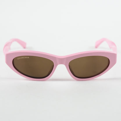 Balenciaga BB0207S 004 Womens Authentic Sunglasses Pink/Brown, 54mm - New
