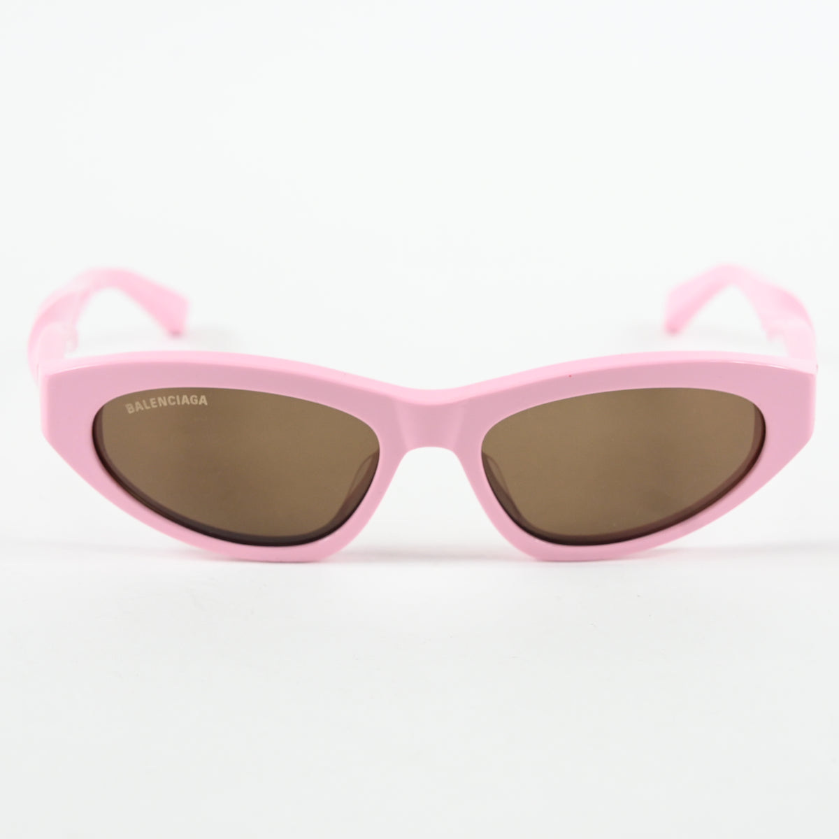 Balenciaga BB0207S 004 Womens Authentic Sunglasses Pink/Brown, 54mm - New