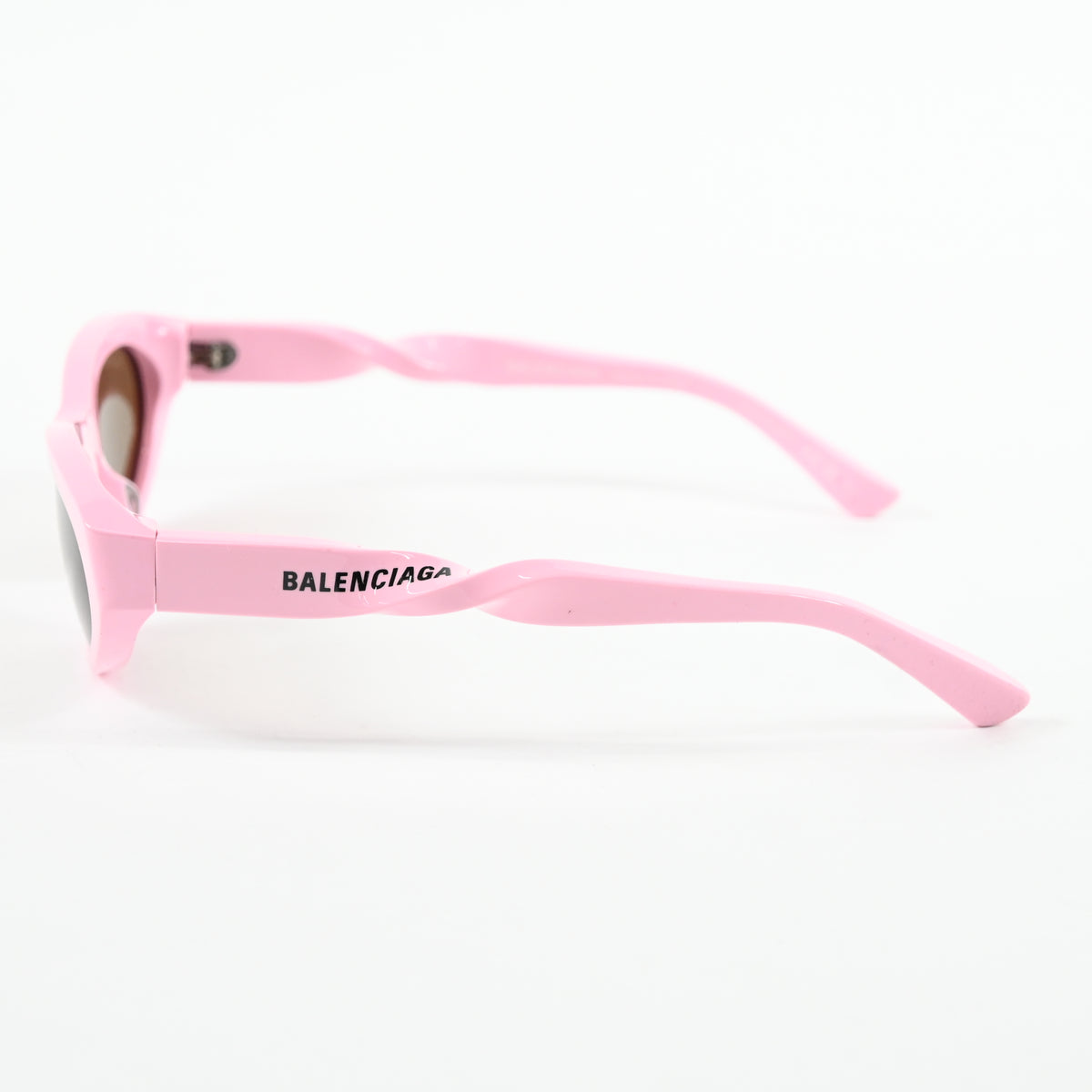 Balenciaga BB0207S 004 Womens Authentic Sunglasses Pink/Brown, 54mm - New