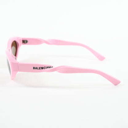 Balenciaga BB0207S 004 Womens Authentic Sunglasses Pink/Brown, 54mm - New
