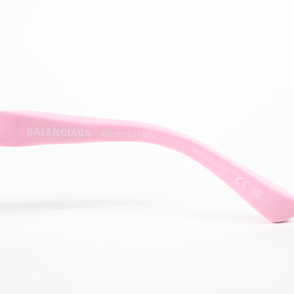 Balenciaga BB0207S 004 Womens Authentic Sunglasses Pink/Brown, 54mm - New