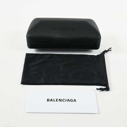 Balenciaga BB0266S 001 Unisex Authentic Sunglasses Black/Gray, 57mm - New