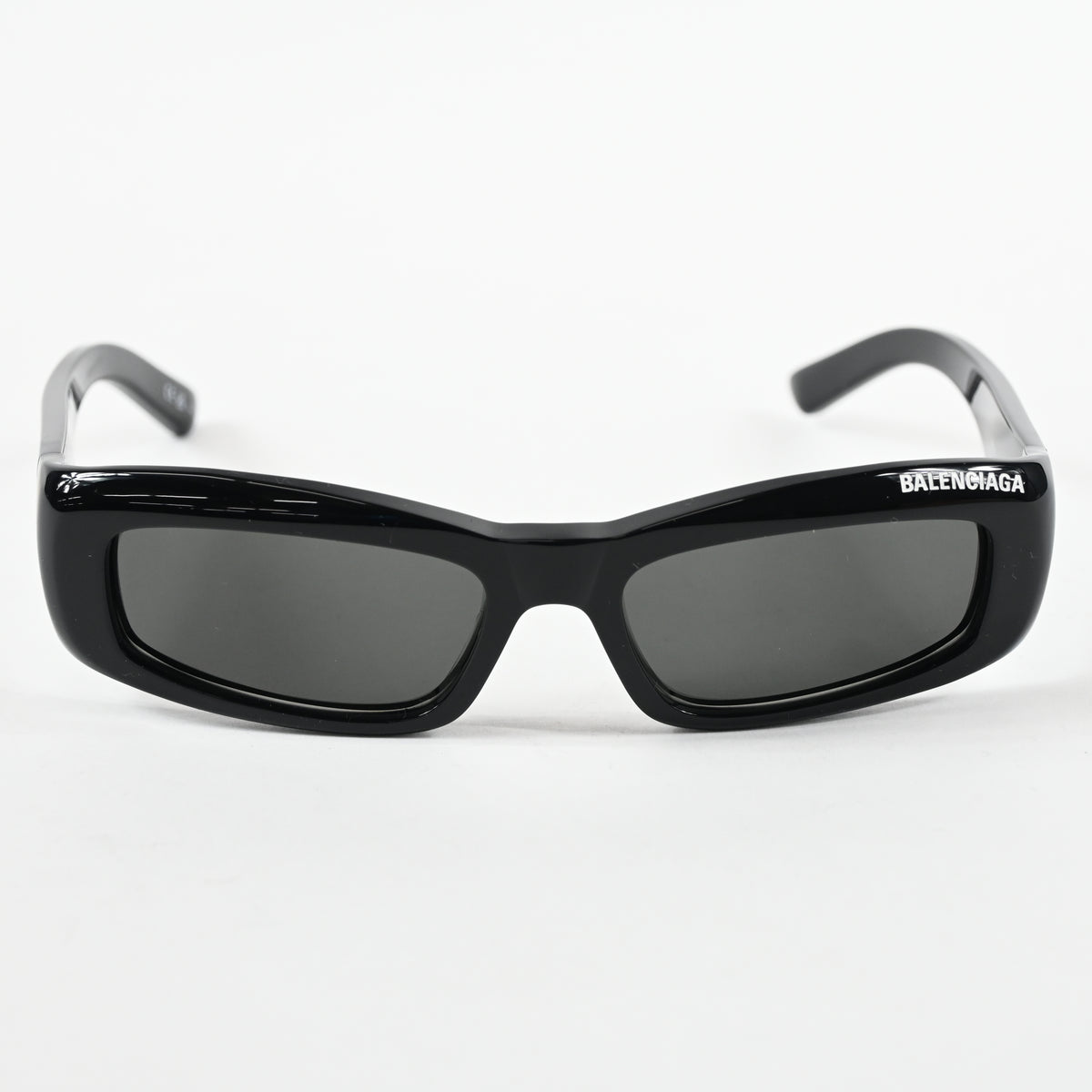 Balenciaga BB0266S 001 Unisex Authentic Sunglasses Black/Gray, 57mm - New