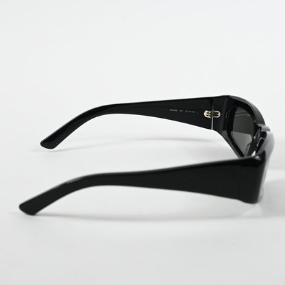 Balenciaga BB0266S 001 Unisex Authentic Sunglasses Black/Gray, 57mm - New