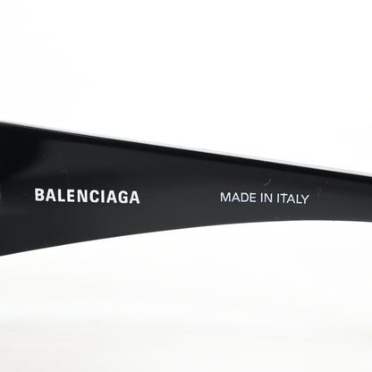 Balenciaga BB0266S 001 Unisex Authentic Sunglasses Black/Gray, 57mm - New