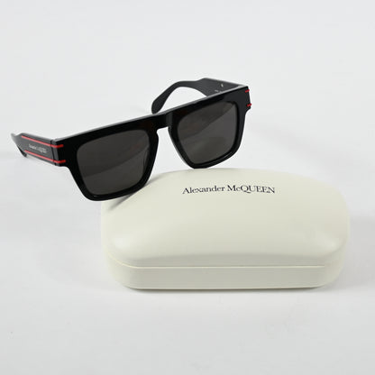 Alexander Mcqueen AM0397S 003 Mens Authentic Sunglasses Black/Gray, 52mm - New