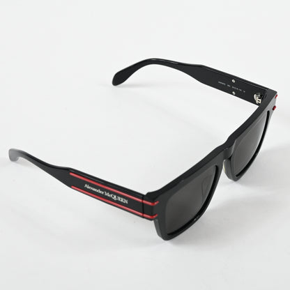 Alexander Mcqueen AM0397S 003 Mens Authentic Sunglasses Black/Gray, 52mm - New