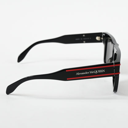 Alexander Mcqueen AM0397S 003 Mens Authentic Sunglasses Black/Gray, 52mm - New