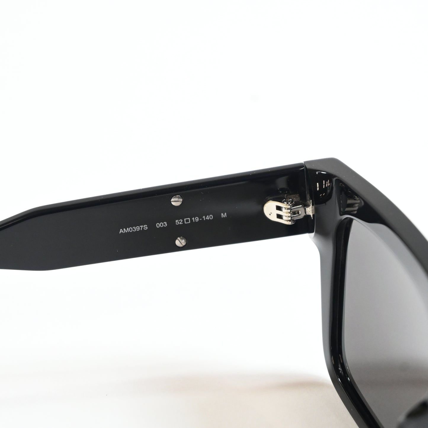 Alexander Mcqueen AM0397S 003 Mens Authentic Sunglasses Black/Gray, 52mm - New