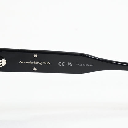 Alexander Mcqueen AM0397S 003 Mens Authentic Sunglasses Black/Gray, 52mm - New