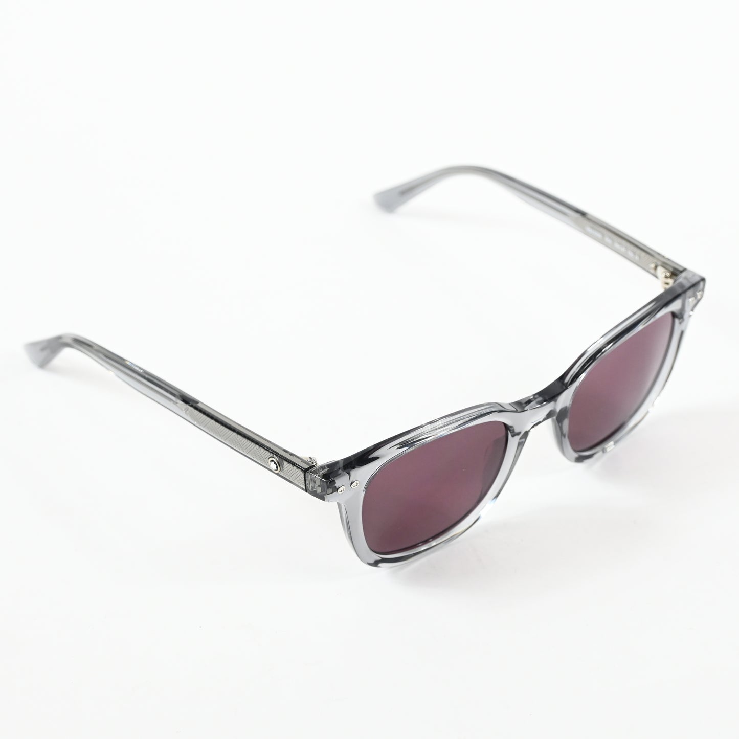 Montblanc MB0320S 004 Mens Authentic Sunglasses Gray/Violet, 49mm - New