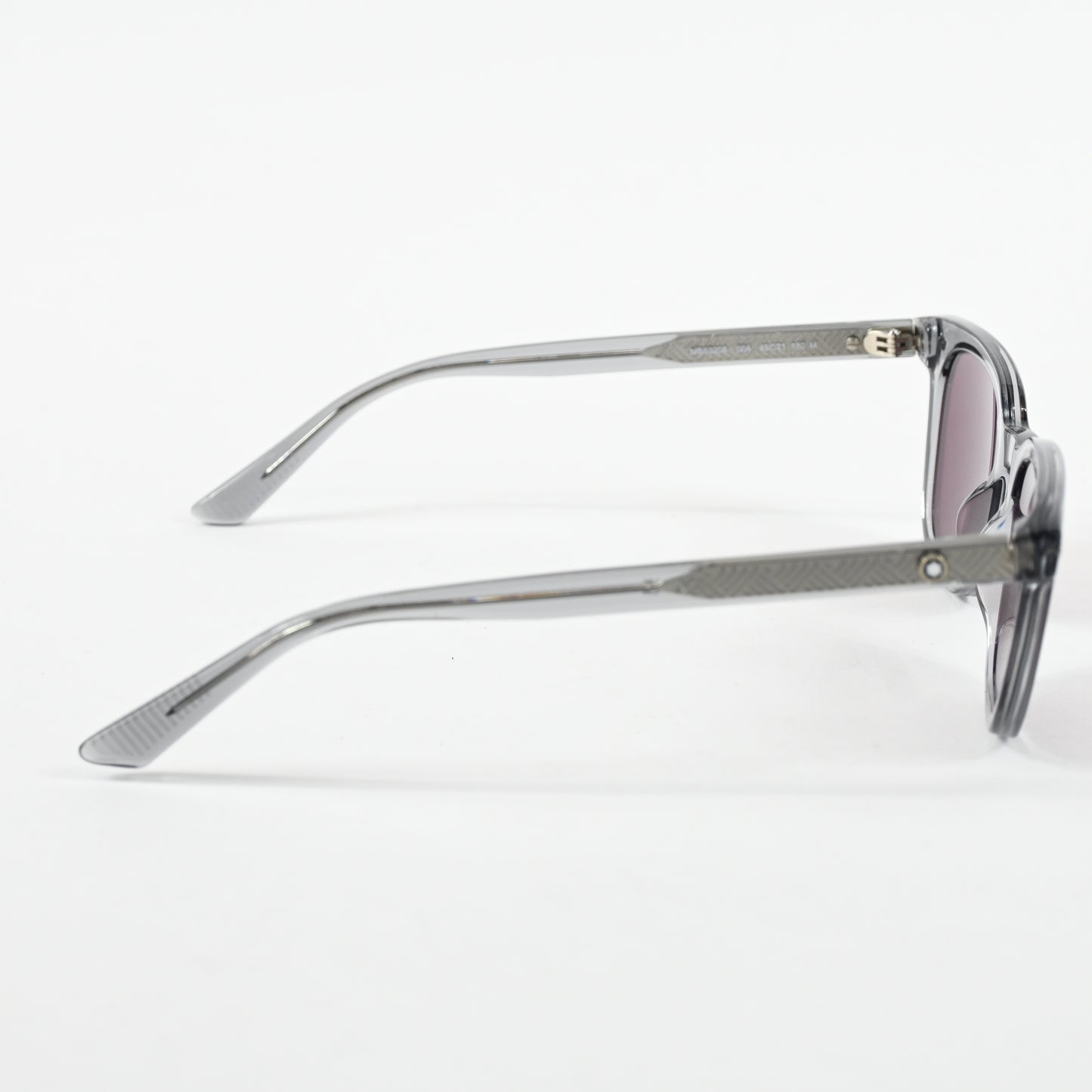 Montblanc MB0320S 004 Mens Authentic Sunglasses Gray/Violet, 49mm - New