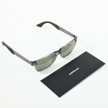 Montblanc MB0299S 003 Mens Authentic Sunglasses Green/Black, 54mm - New