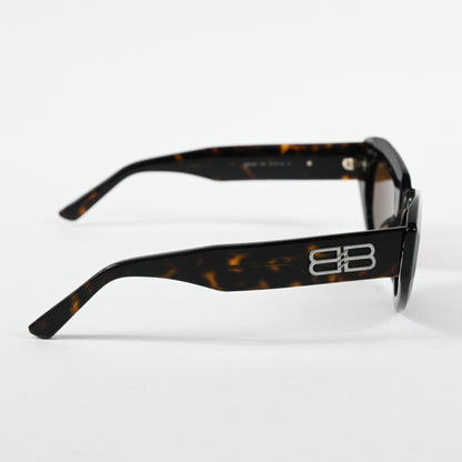Balenciaga BB0236S 002 Womens Authentic Sunglasses Havana/Brown, 52mm - New