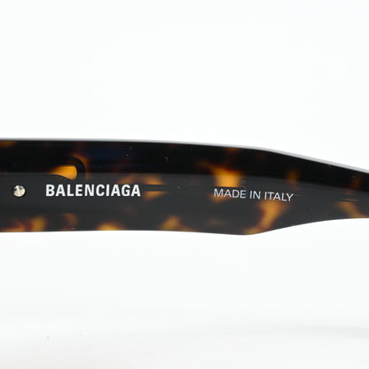 Balenciaga BB0236S 002 Womens Authentic Sunglasses Havana/Brown, 52mm - New