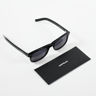 Montblanc MB0260S 001 Mens Authentic Sunglasses Black, 53mm - New