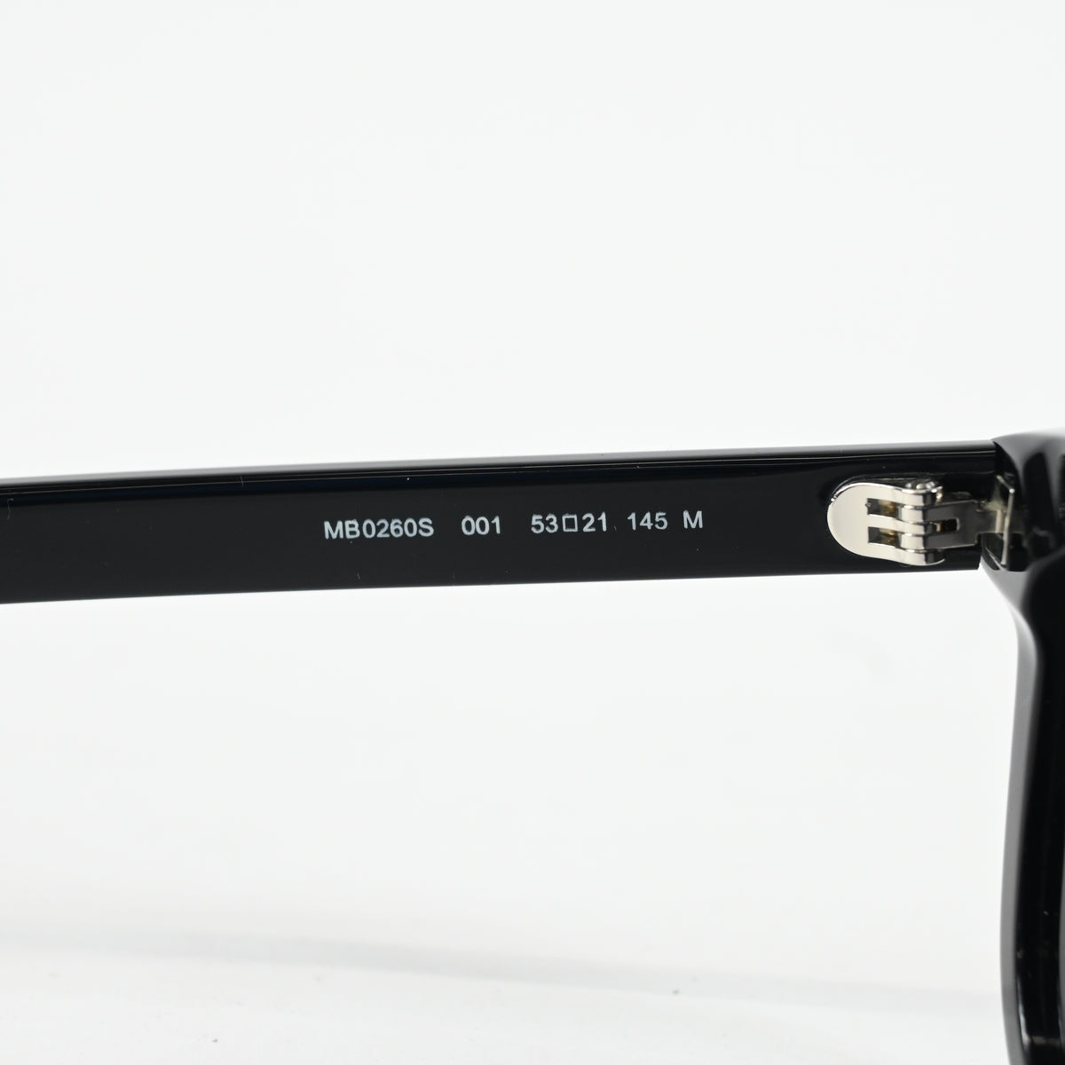 Montblanc MB0260S 001 Mens Authentic Sunglasses Black, 53mm - New