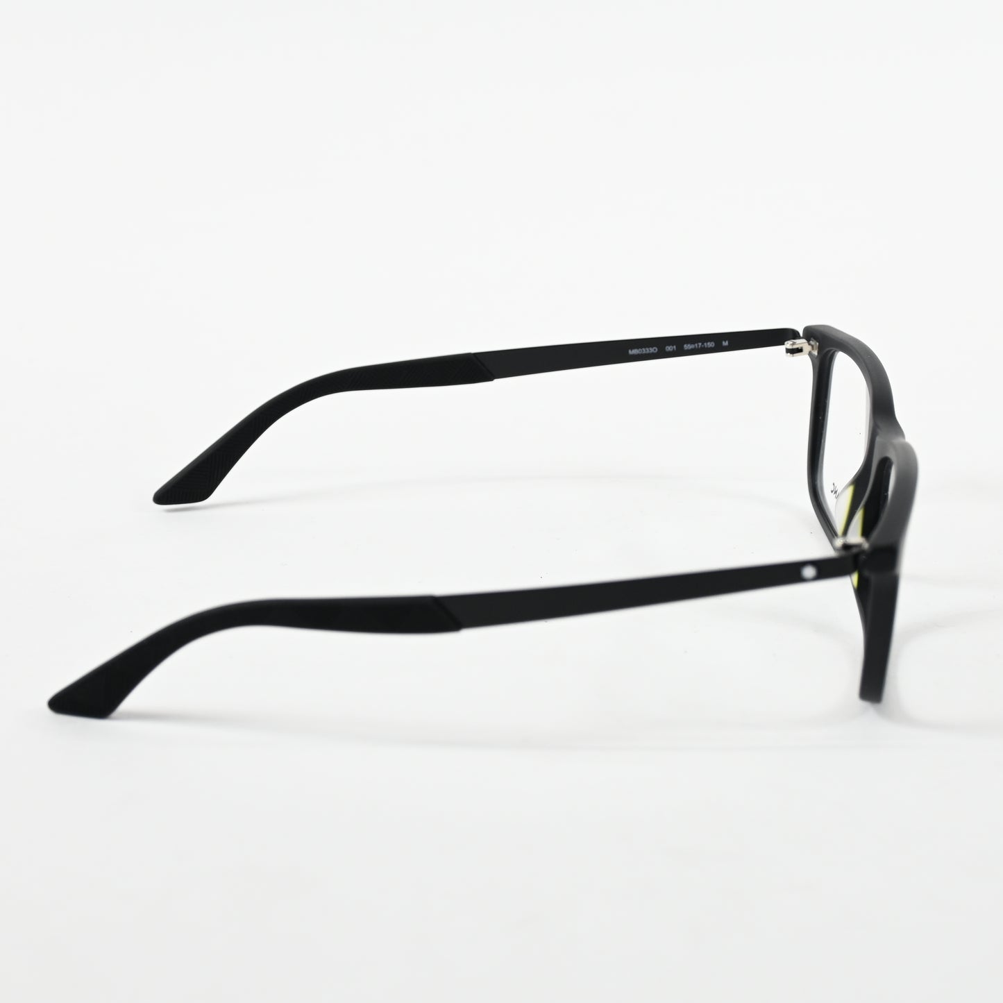 Montblanc MB0333O 001 Mens Authentic Eyeglasses Black, 55mm - New