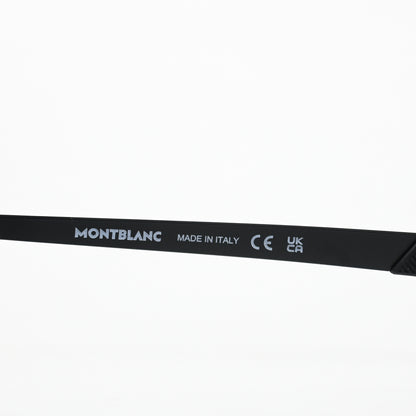 Montblanc MB0333O 001 Mens Authentic Eyeglasses Black, 55mm - New