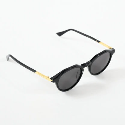 Bottega BV1260S 001 Mens Authentic Sunglasses Black/Gold, 49mm - New
