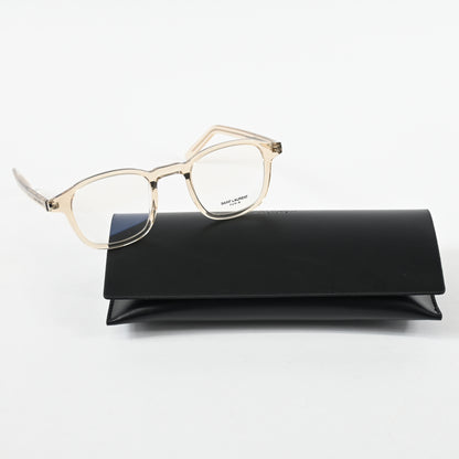 Yves Saint Laurent SL-549O-SLIM 004 Mens Authentic Eyeglasses Yellow, 47 - New
