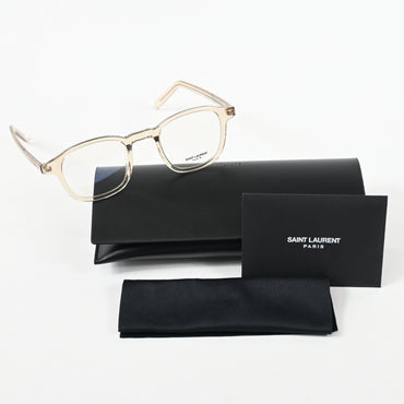 Yves Saint Laurent SL-549O-SLIM 004 Mens Authentic Eyeglasses Yellow, 47 - New