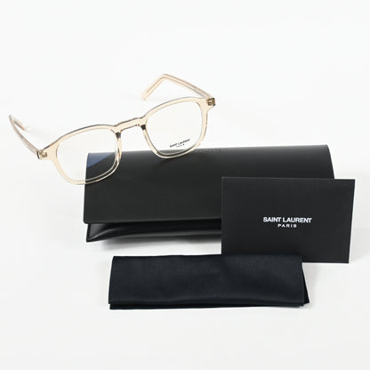 Yves Saint Laurent SL-549O-SLIM 004 Mens Authentic Eyeglasses Yellow, 47 - New