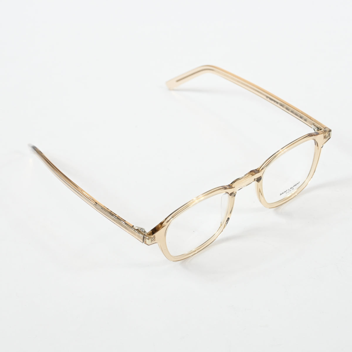 Yves Saint Laurent SL-549O-SLIM 004 Mens Authentic Eyeglasses Yellow, 47 - New