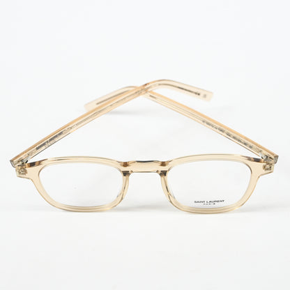 Yves Saint Laurent SL-549O-SLIM 004 Mens Authentic Eyeglasses Yellow, 47 - New