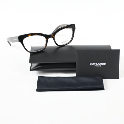 Yves Saint Laurent SL-643O 006 Womens Authentic Eyeglasses Havana, 54mm - New