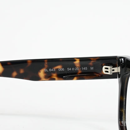 Yves Saint Laurent SL-643O 006 Womens Authentic Eyeglasses Havana, 54mm - New