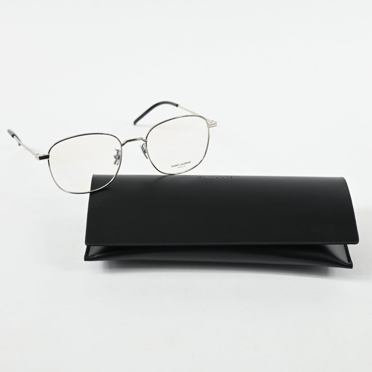 Yves Saint Laurent SL-492OK 005 Unisex Authentic Eyeglasses Silver, 53mm - New