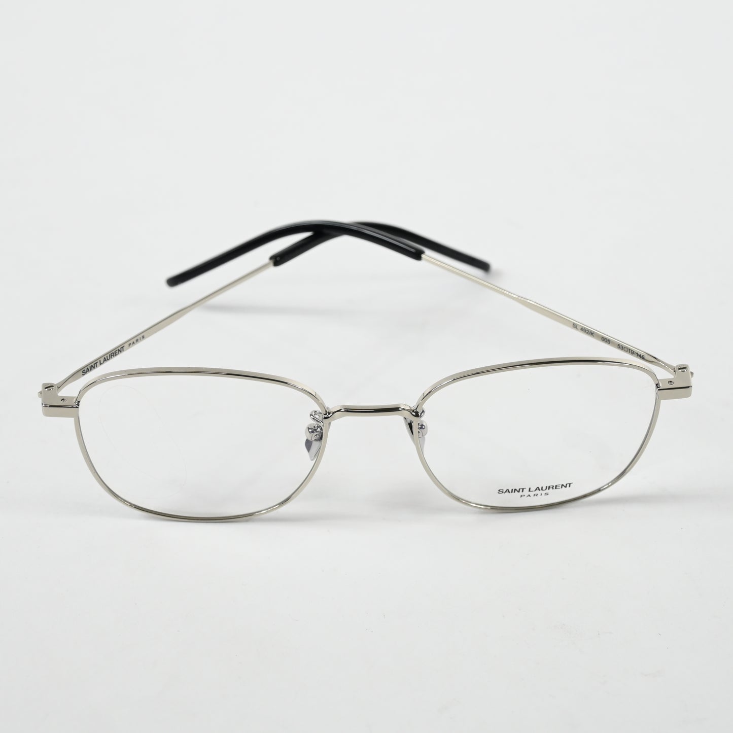 Yves Saint Laurent SL-492OK 005 Unisex Authentic Eyeglasses Silver, 53mm - New