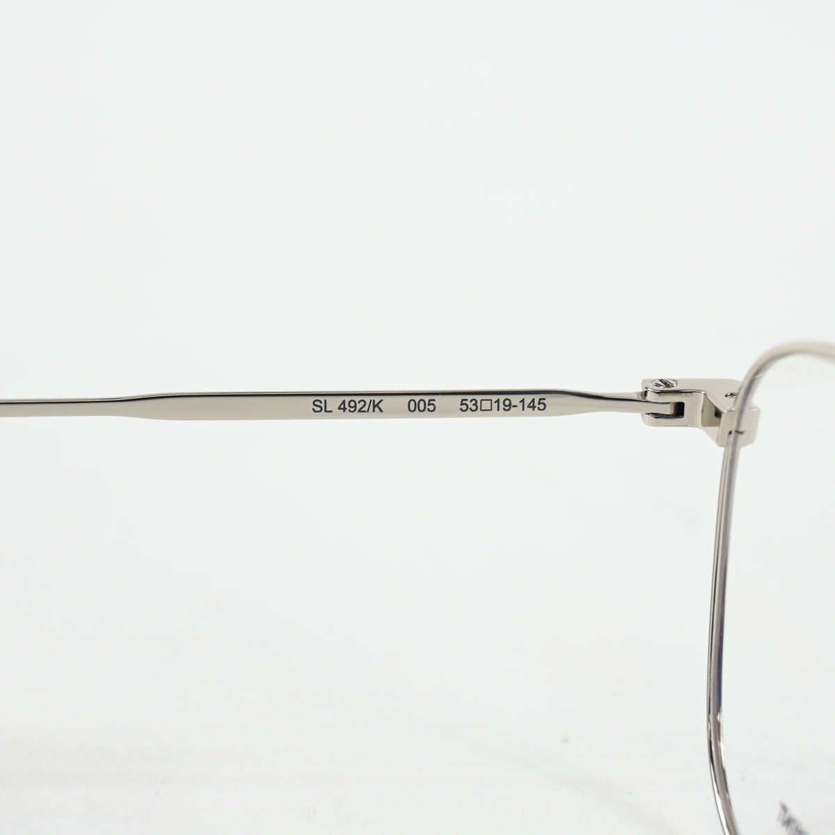 Yves Saint Laurent SL-492OK 005 Unisex Authentic Eyeglasses Silver, 53mm - New