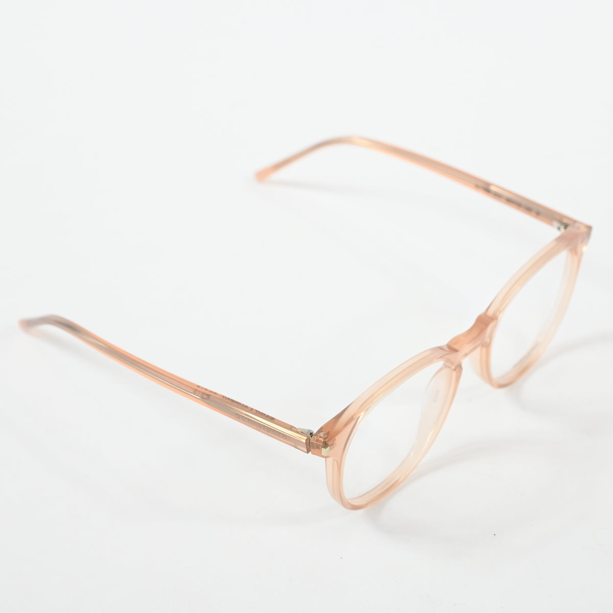 Yves Saint Laurent SL-106O 017 Mens Authentic Eyeglasses Clear Orange, 50 - New